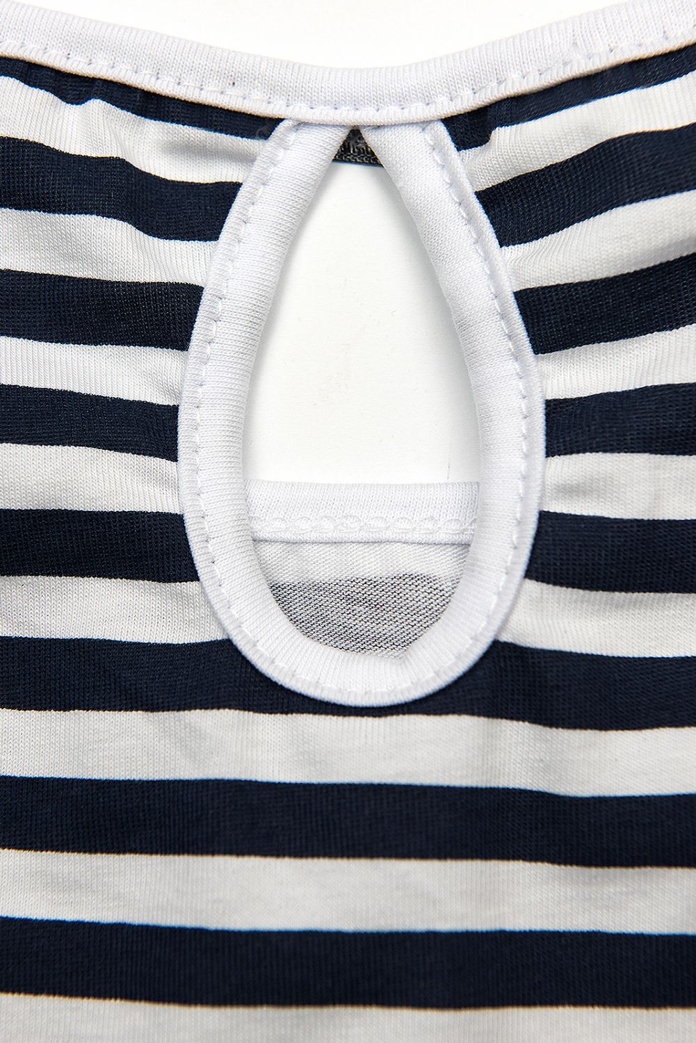 Mini dress in navy stripes II.