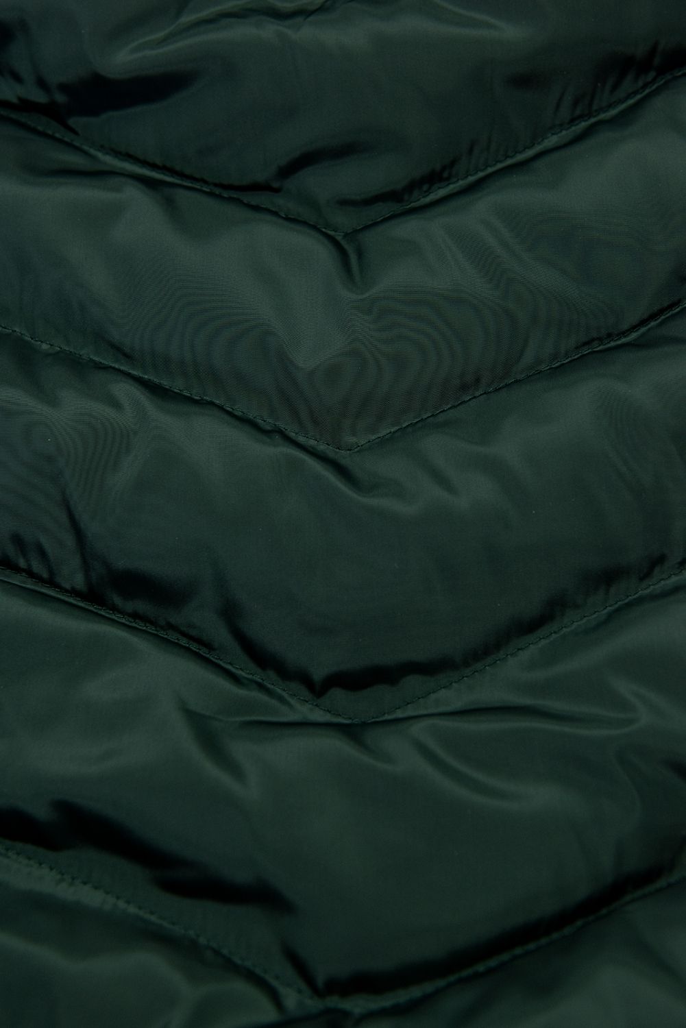 Dark green quilted jacket for autumn/winter