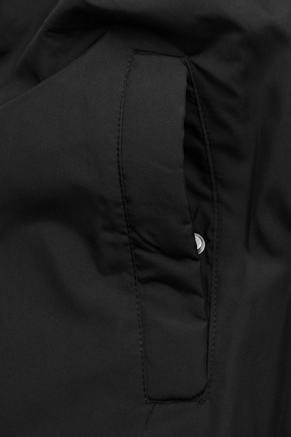 Reversible quilted parka orange/black