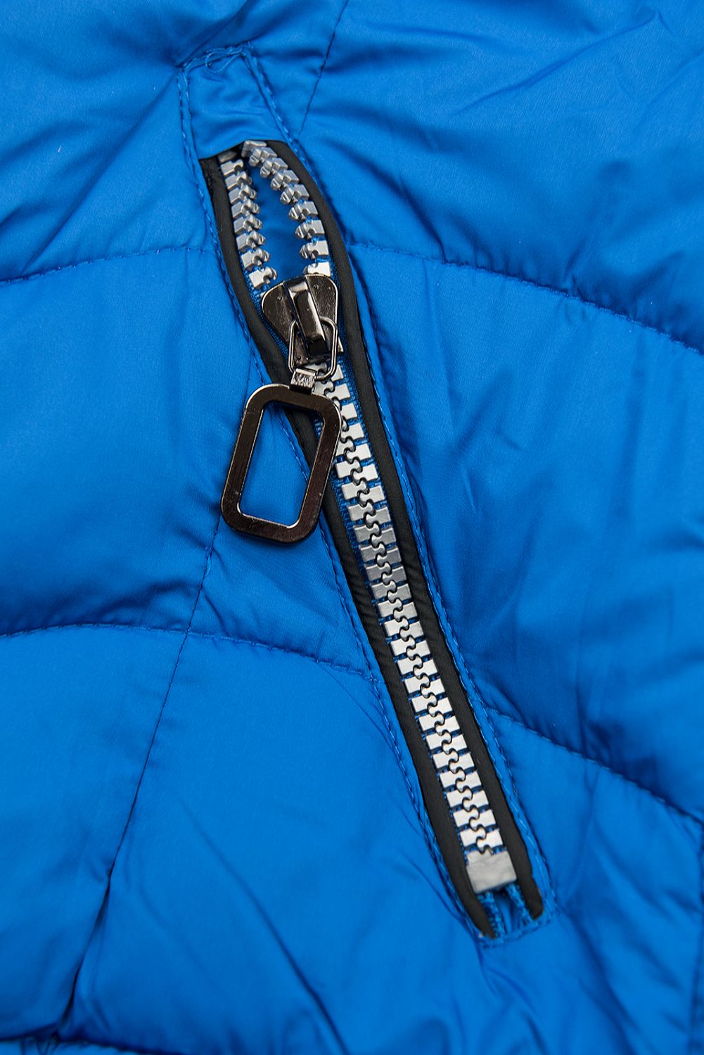 Royal blue winter jacket with teddy lining