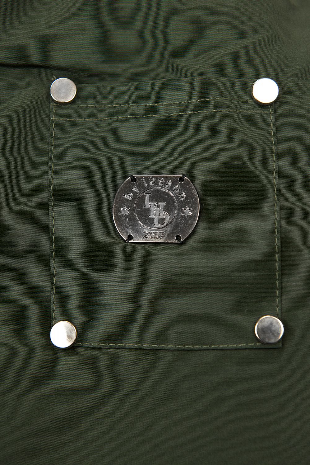 Winter parka jacket in army green