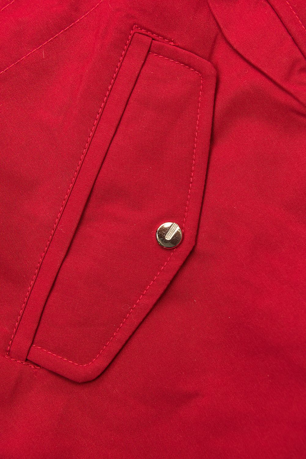 Reversible parka dots red