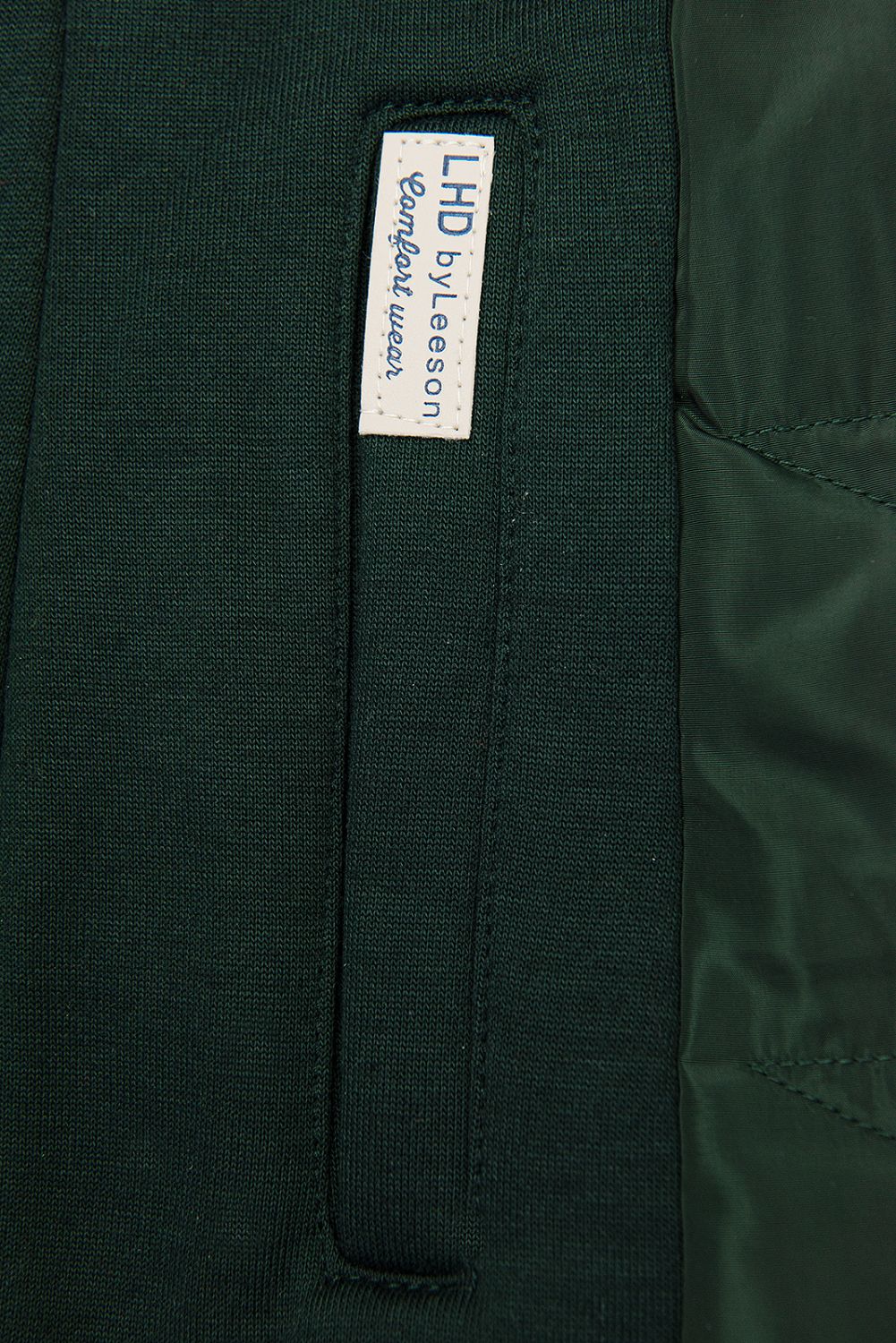 Emerald green elongated hoodie