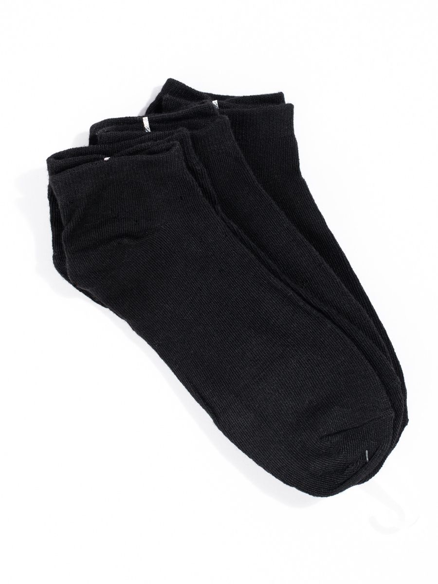 Low women's black socks - three-pack
