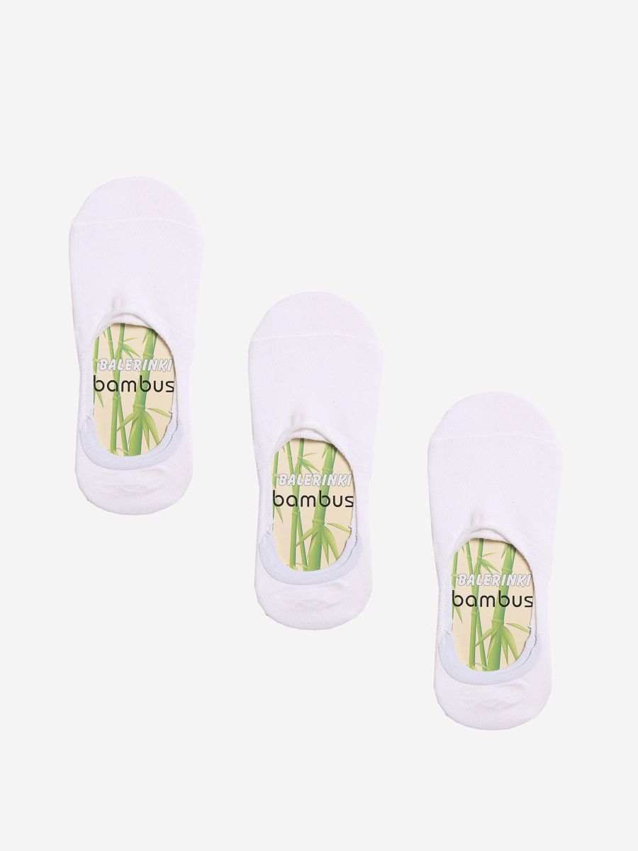 White ballerina socks - three-pack