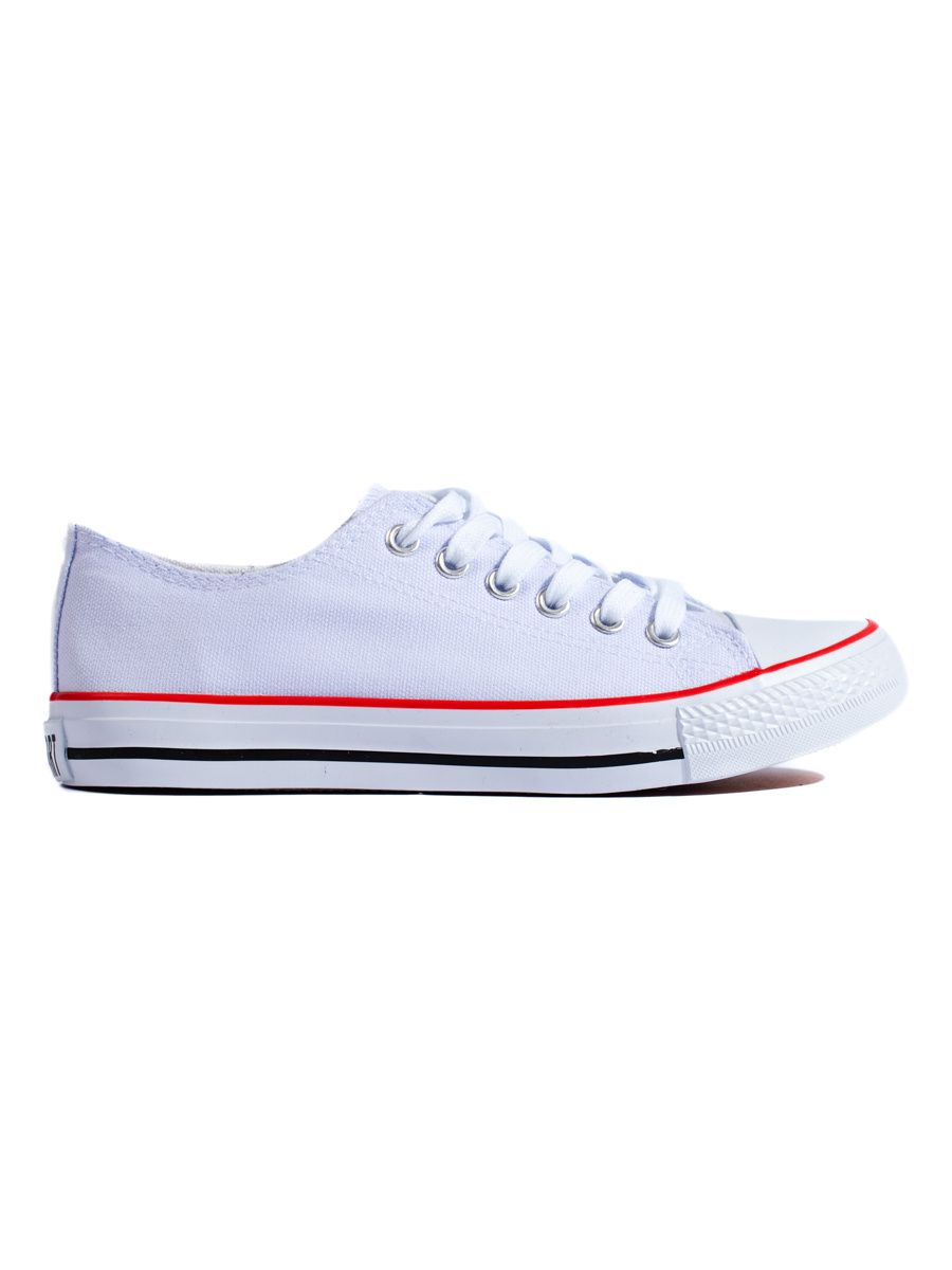 Light lilac women's canvas sneakers