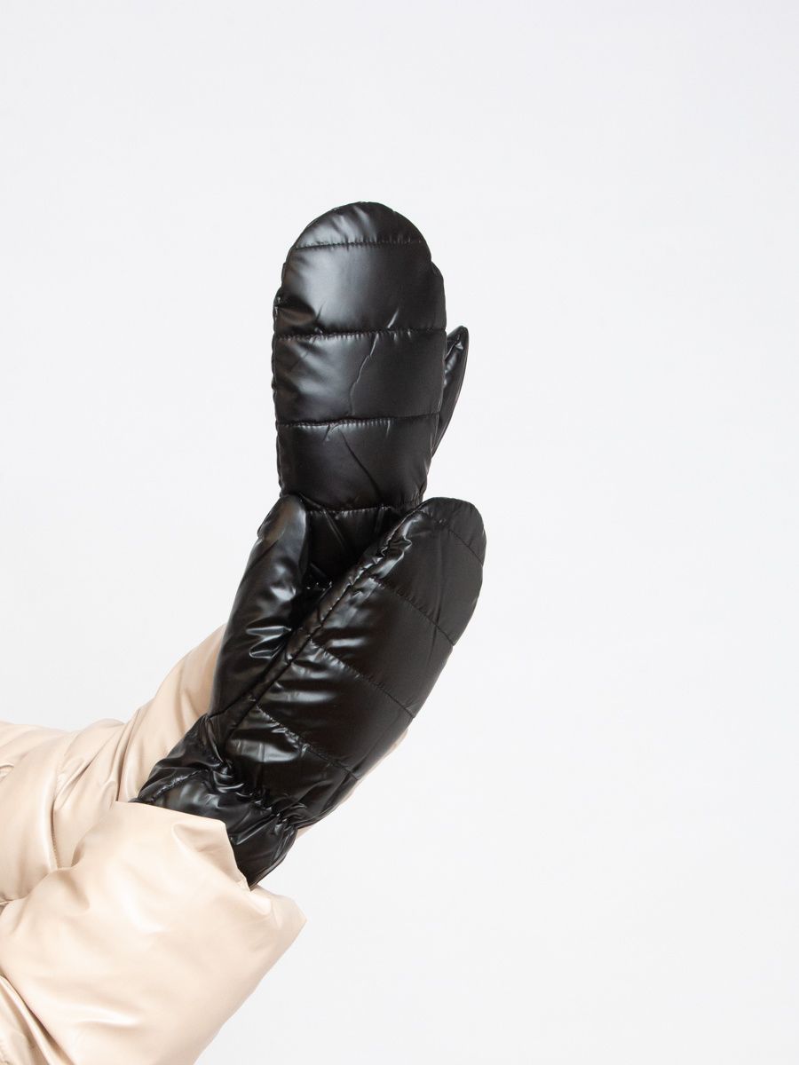 Black women's gloves - mittens