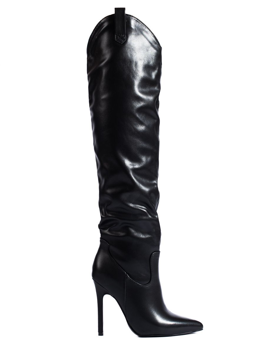 Black high boots