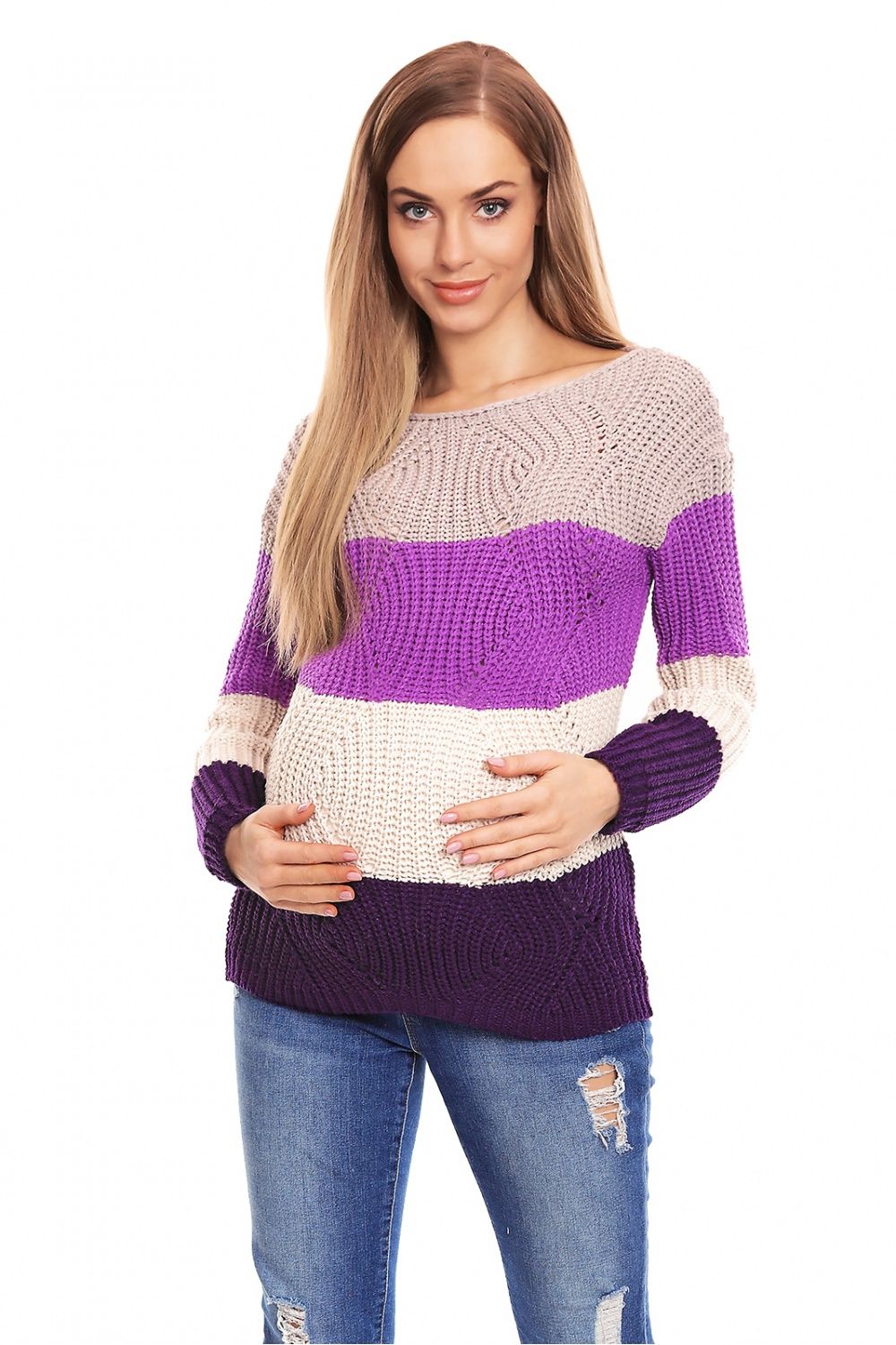Maternity Sweater with Long Sleeves