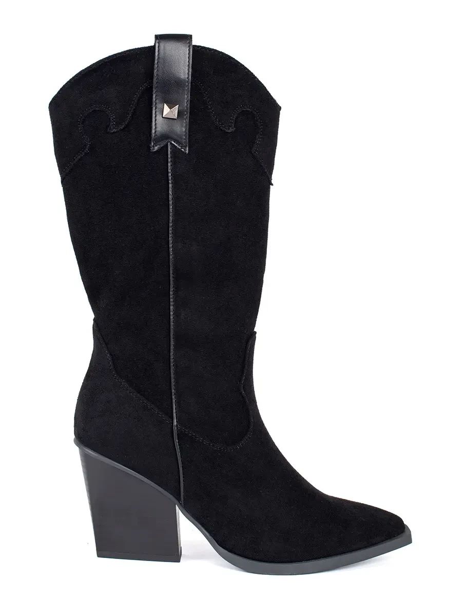 Black Suede Ankle Boots