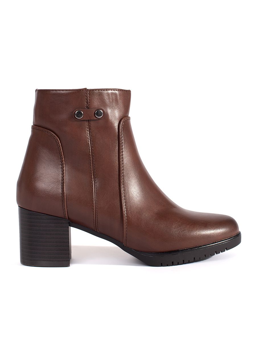Brown Heeled Ankle Boots Sergio Leone