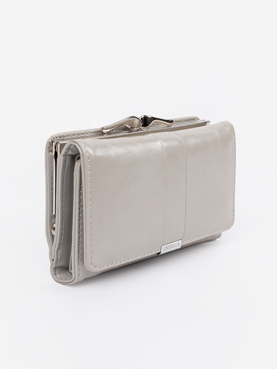 Elegant Gray Eco-Leather Wallet