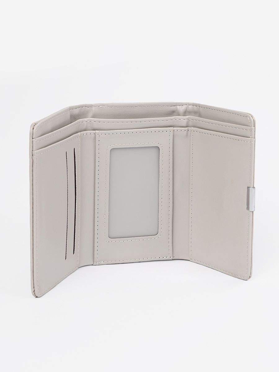 Elegant Gray Eco-Leather Wallet