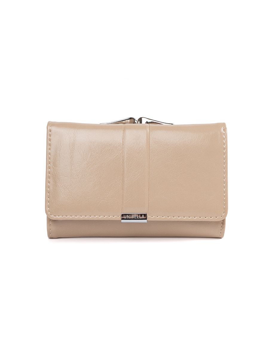 Beige Women's Wallet in Eco-Leather