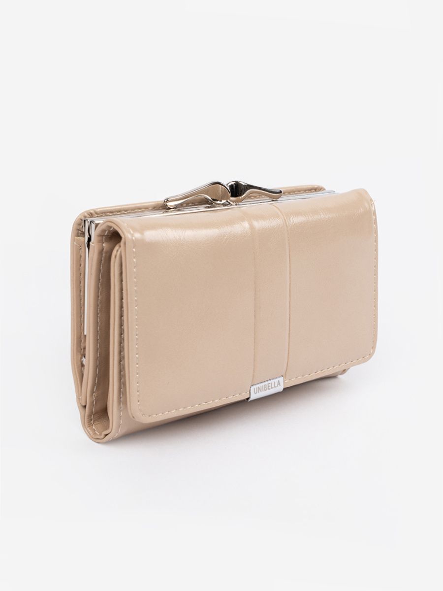 Beige Women's Wallet in Eco-Leather