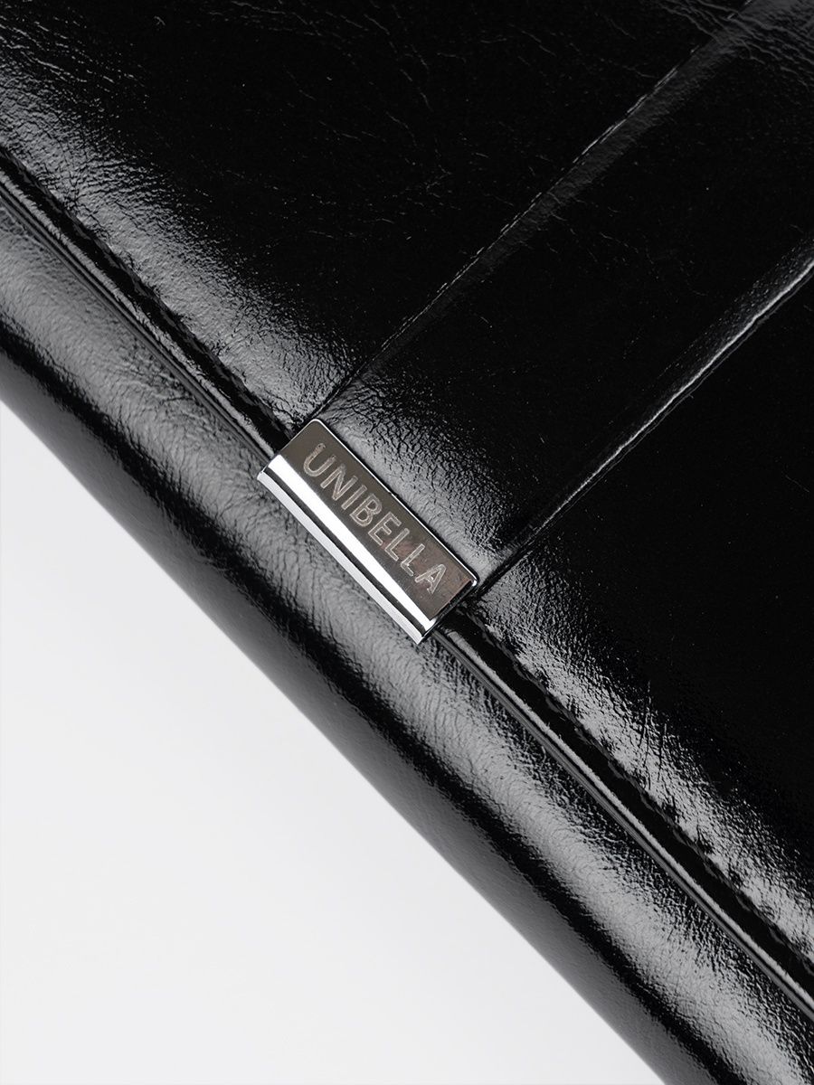 Elegant Black Wallet in Eco-Leather