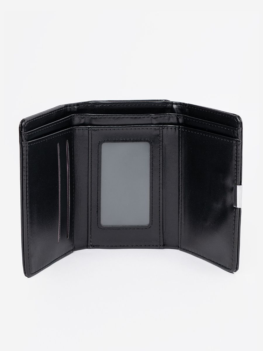 Elegant Black Wallet in Eco-Leather