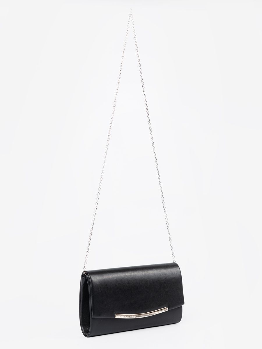 Elegant Black Handbag with Chain