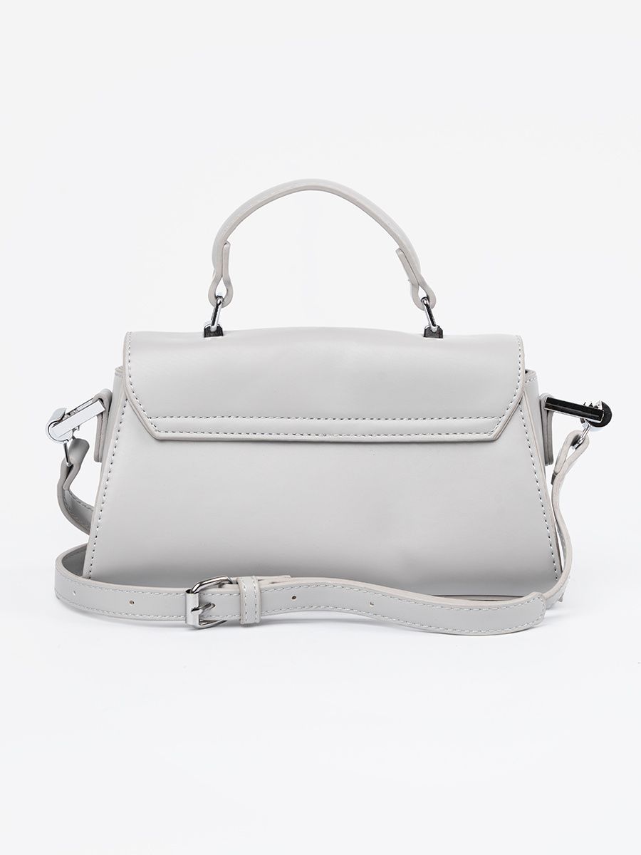 Gray Small Handbag with Handle