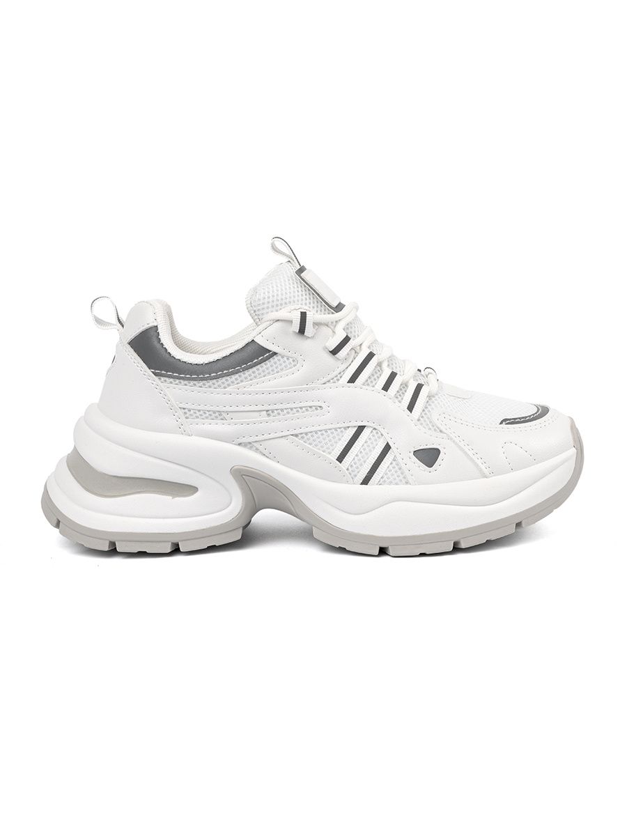 White Women's Platform Sneakers