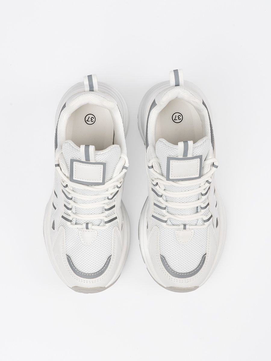 White Women's Platform Sneakers