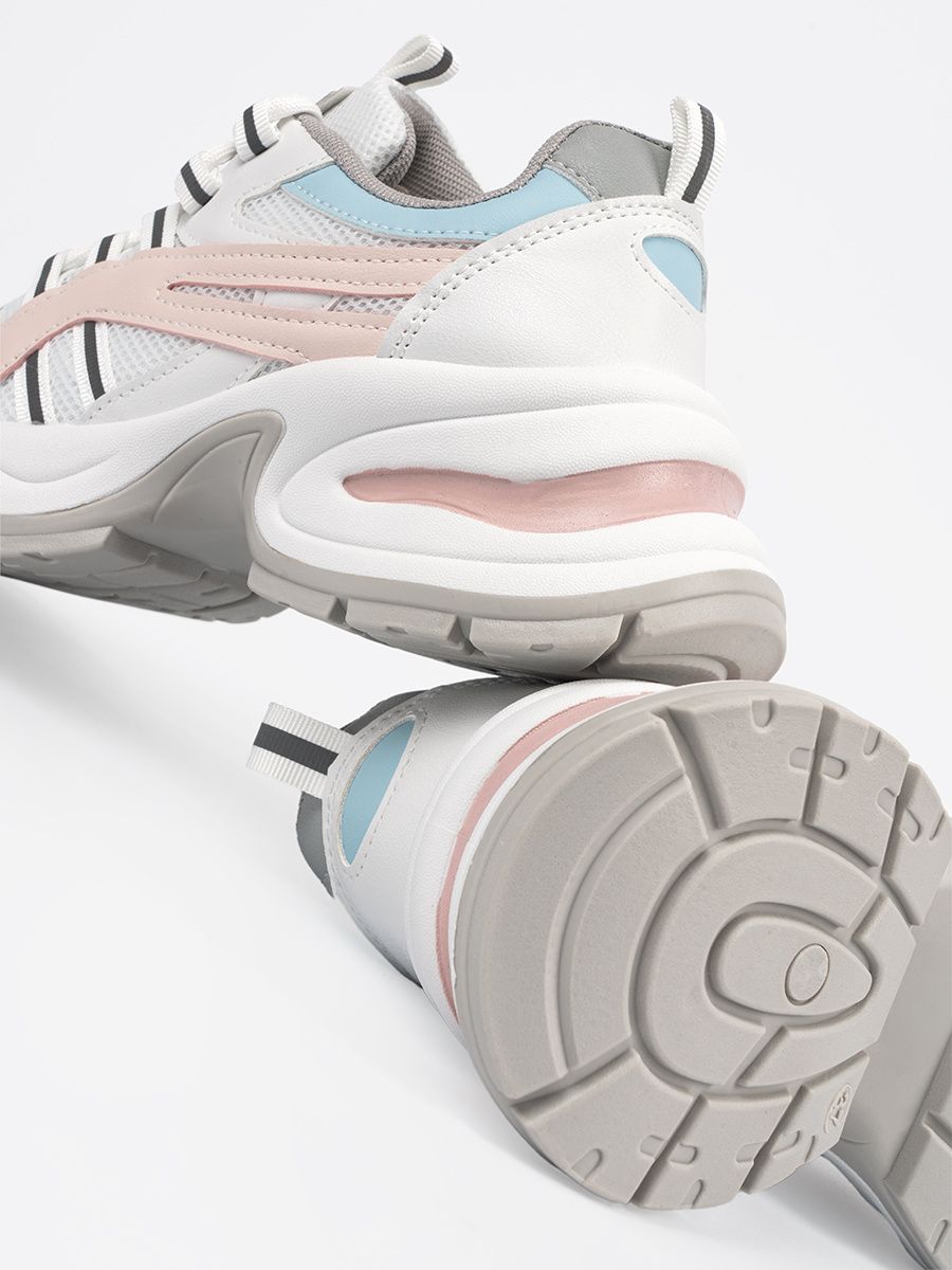 Pastel Sports Shoes on Platform