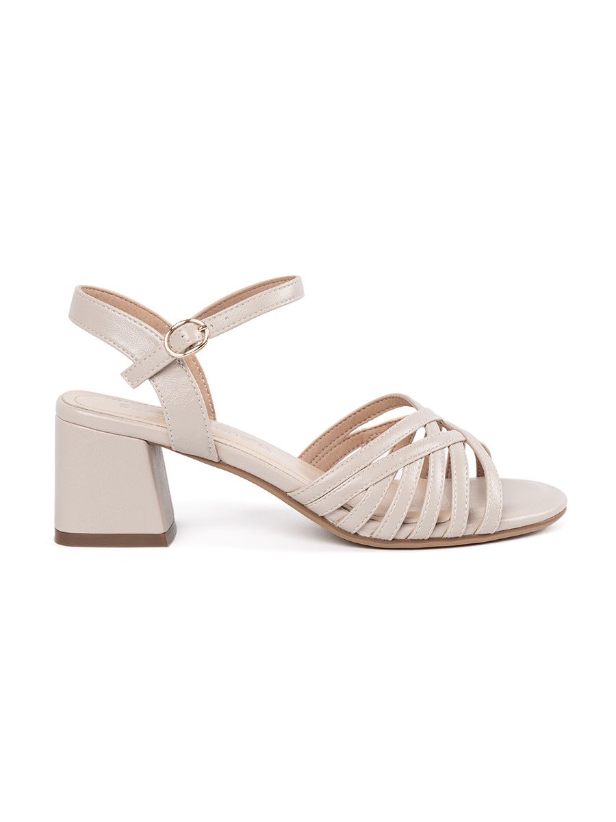 Elegant Beige Sandals by Sergio Leone