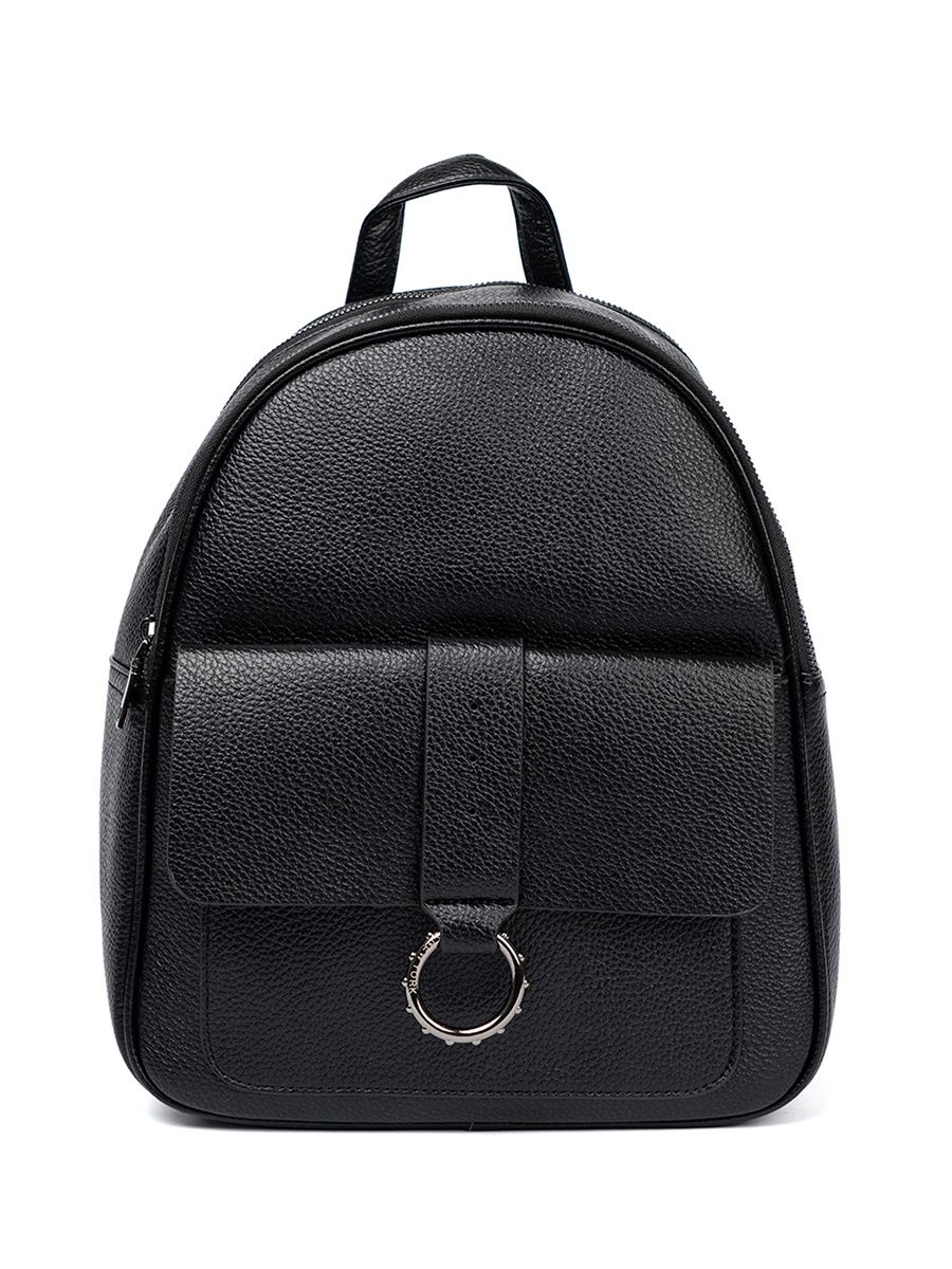 Black Women's Eco-Leather Backpack