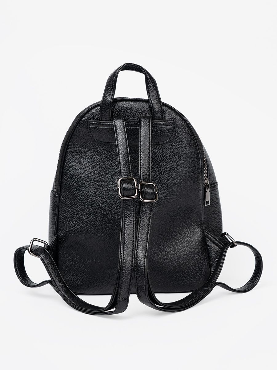 Black Women's Eco-Leather Backpack