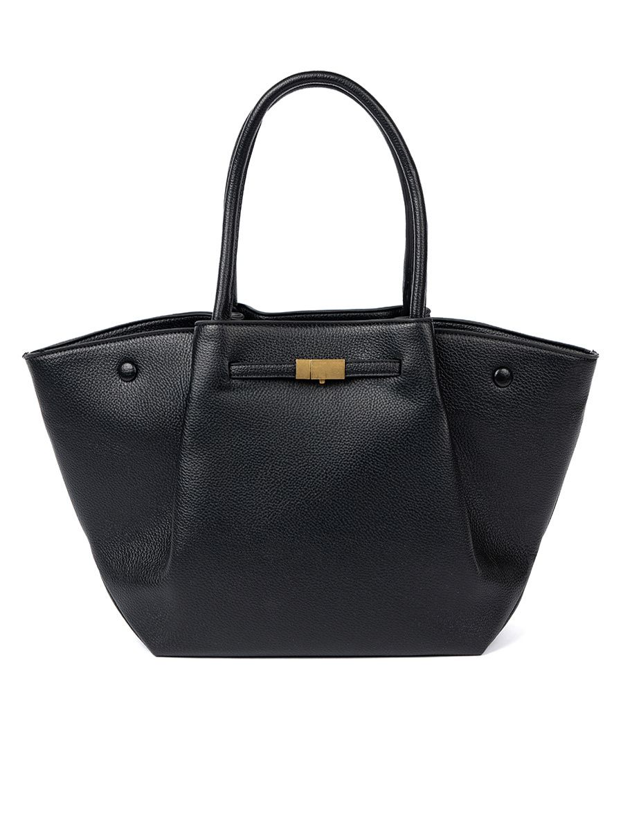 Classic Shopper in Textured Eco-Leather