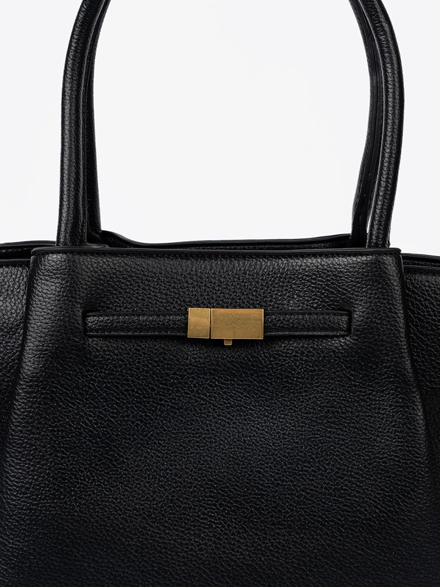 Classic Shopper in Textured Eco-Leather