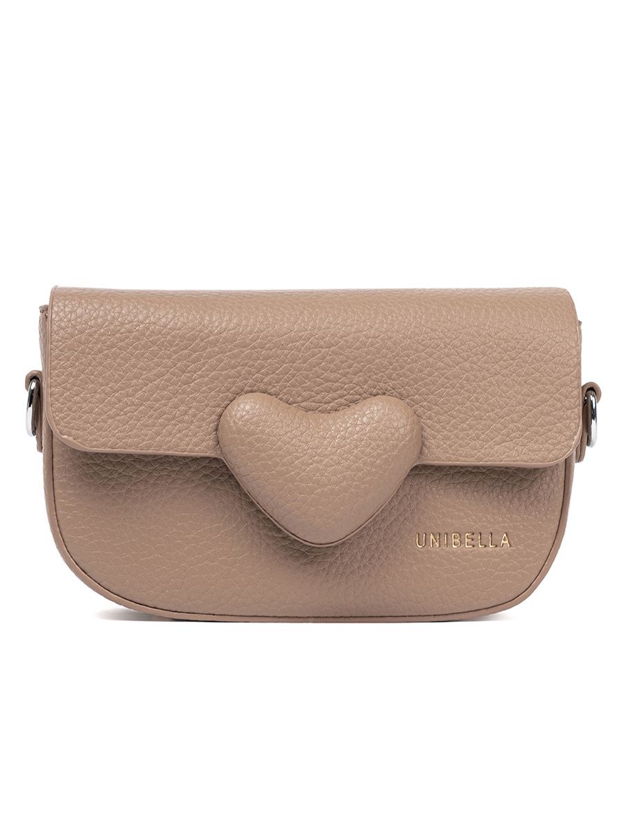Beige Heart-Shaped Handbag
