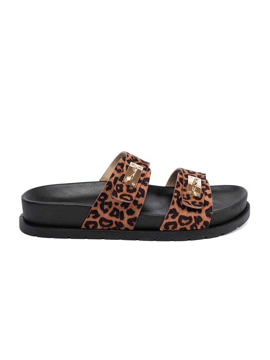 Women's Leopard Print Slides