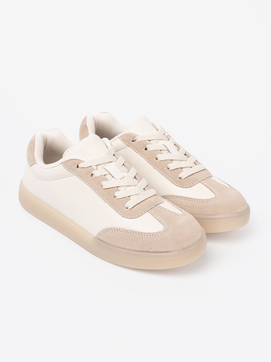 White-beige Women's Sneakers