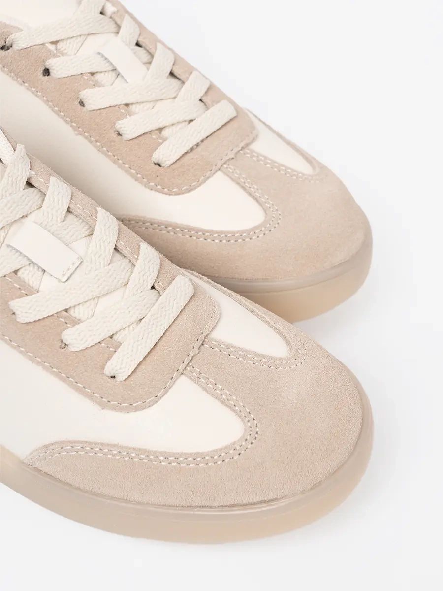 White-beige Women's Sneakers