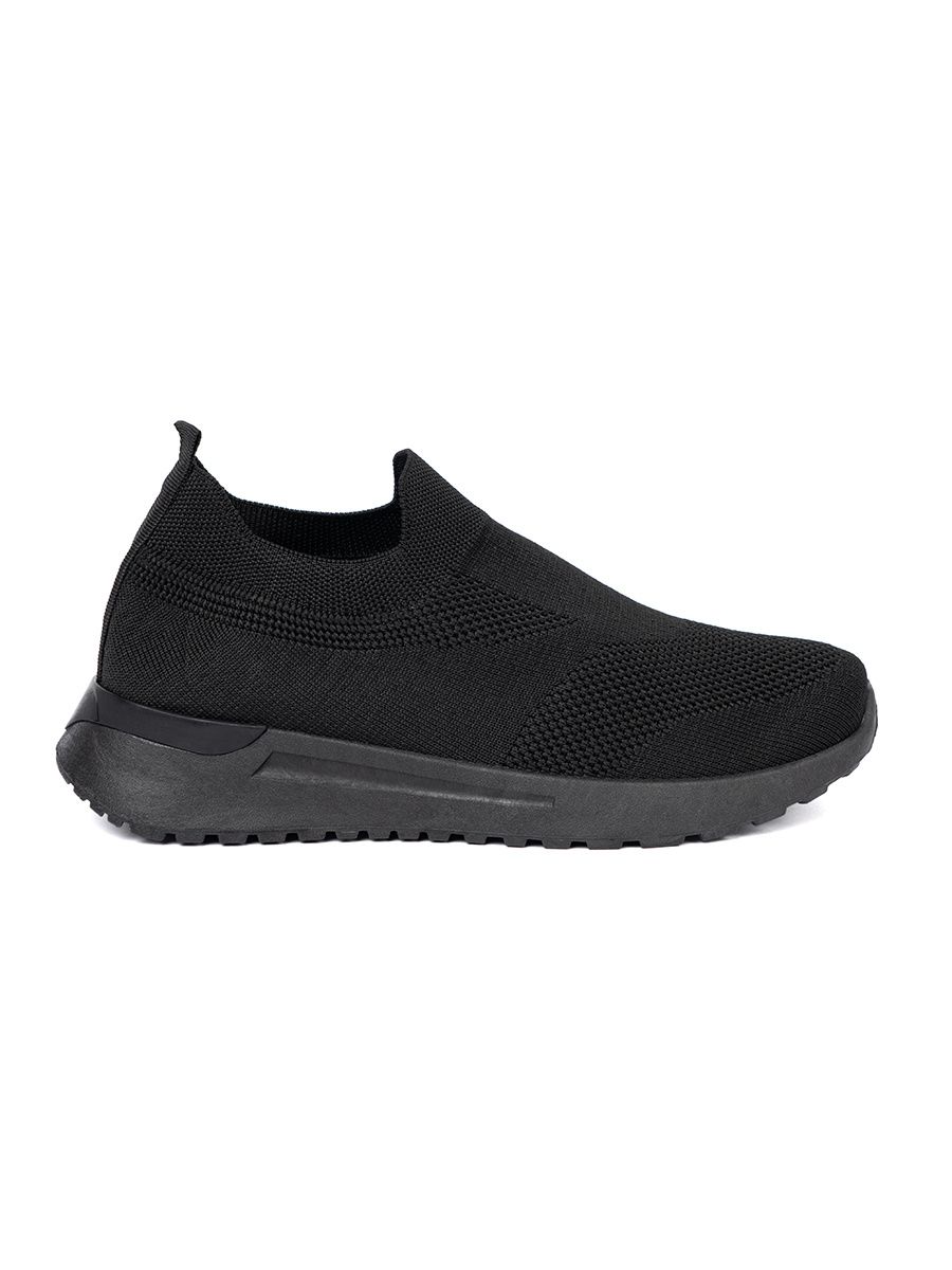 Black Slip-On Sneakers