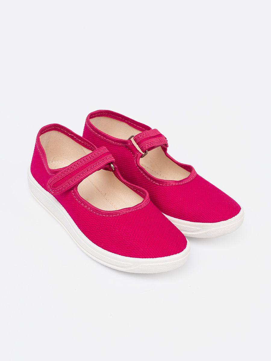 Pink Kids' Sneakers with Velcro