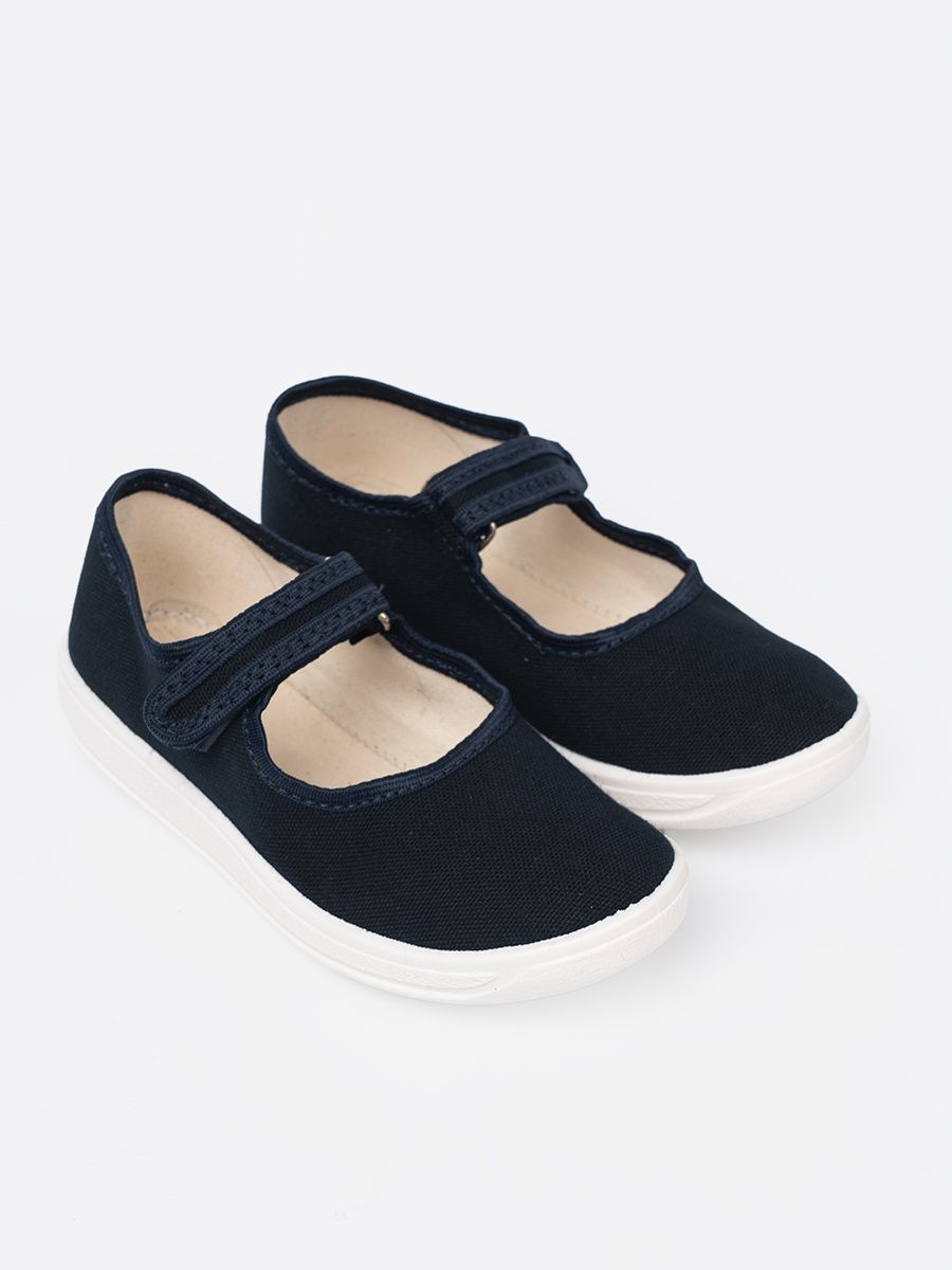 Children's Velcro Sneakers in Navy Blue