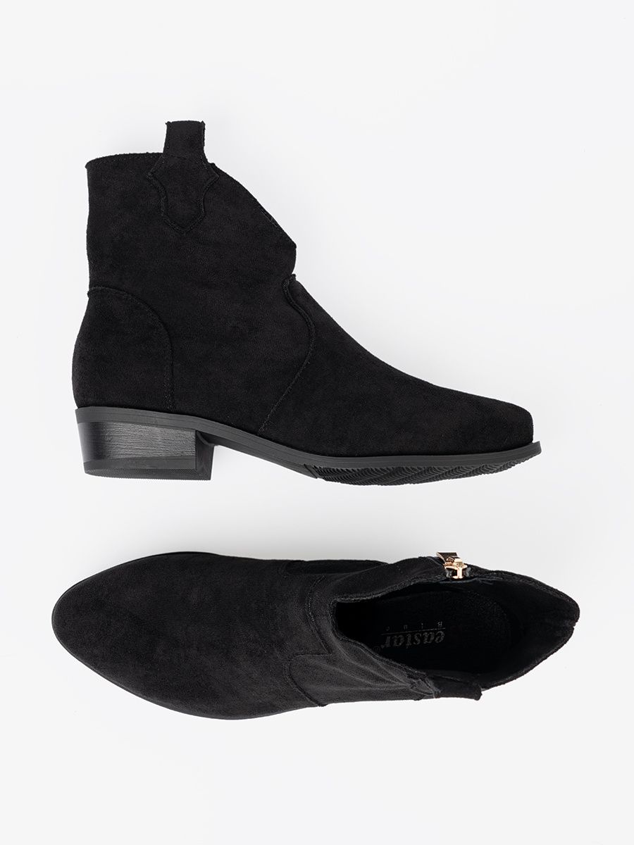 Black Suede Ankle Boots