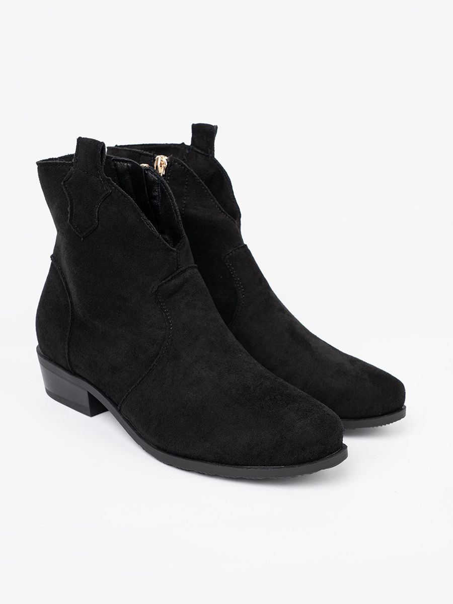 Black Suede Ankle Boots