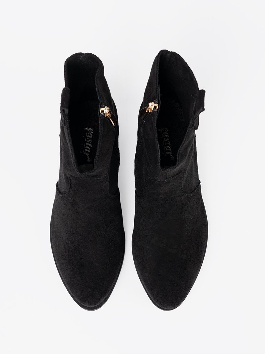 Black Suede Ankle Boots