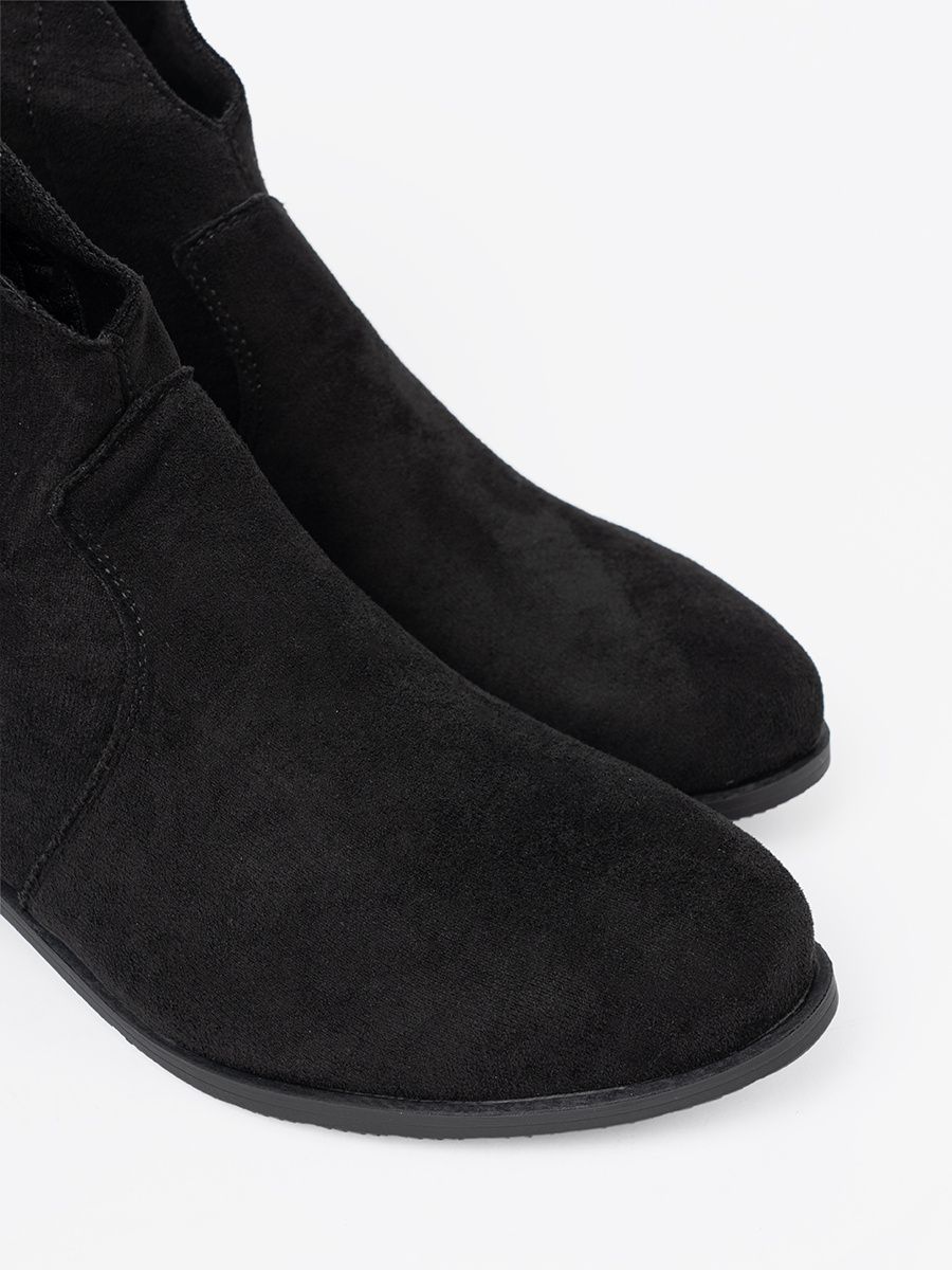 Black Suede Ankle Boots