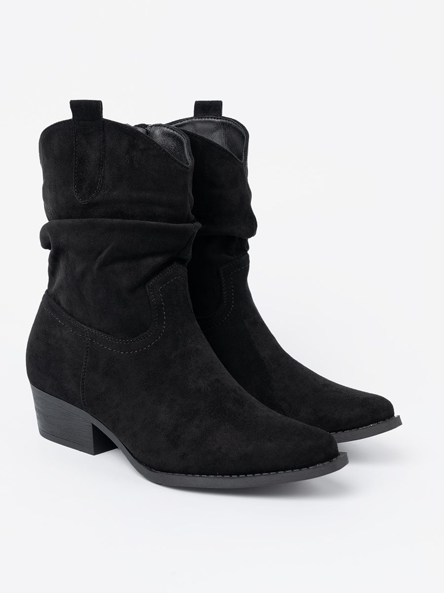 Black Ankle Boots with Classic Cut