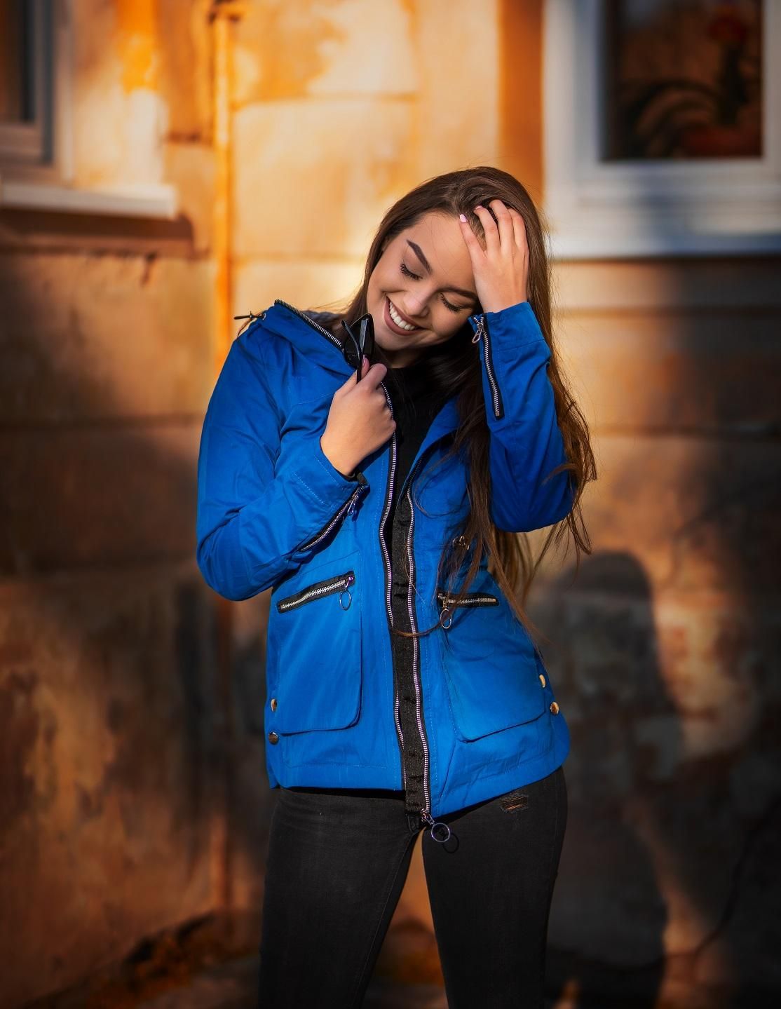 Yellow spring parka jacket