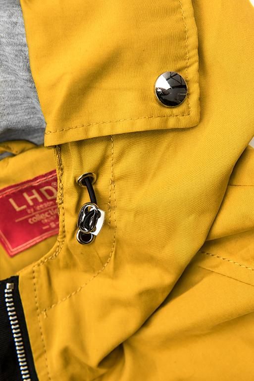 Yellow spring parka jacket