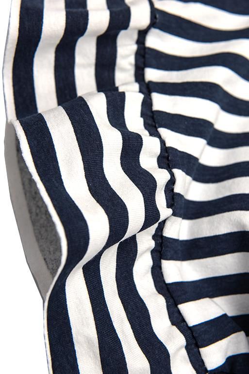 Blue-white loose striped dress II.