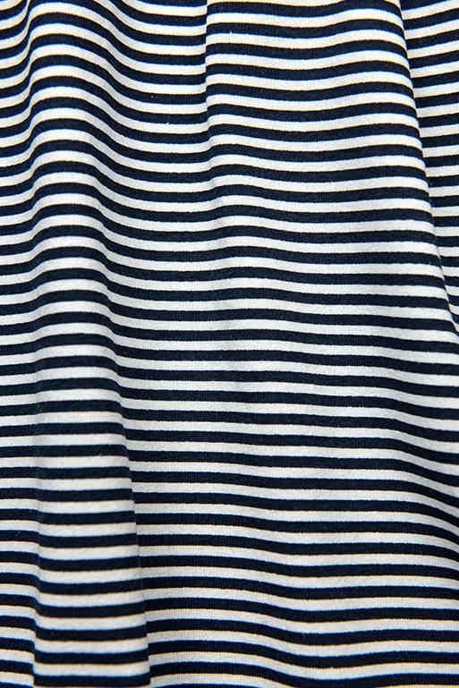 Blue-white loose striped dress IV.