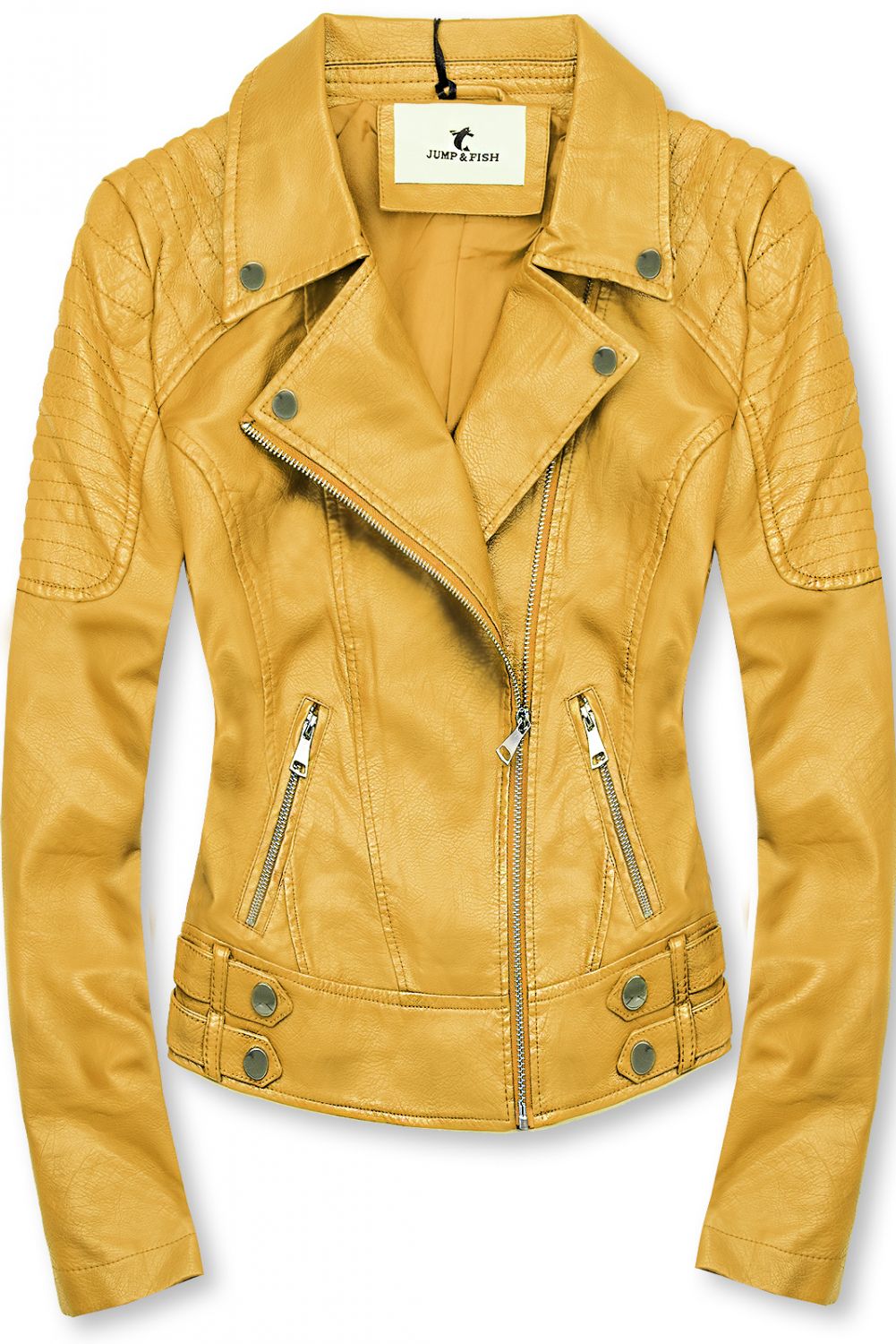 Yellow motorcycle jacket