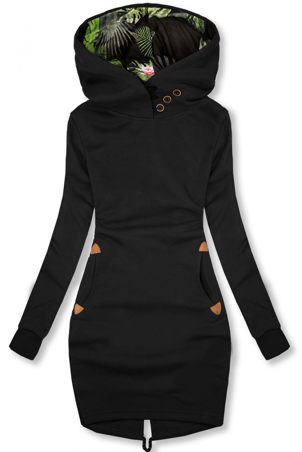 Sweatshirt dress black