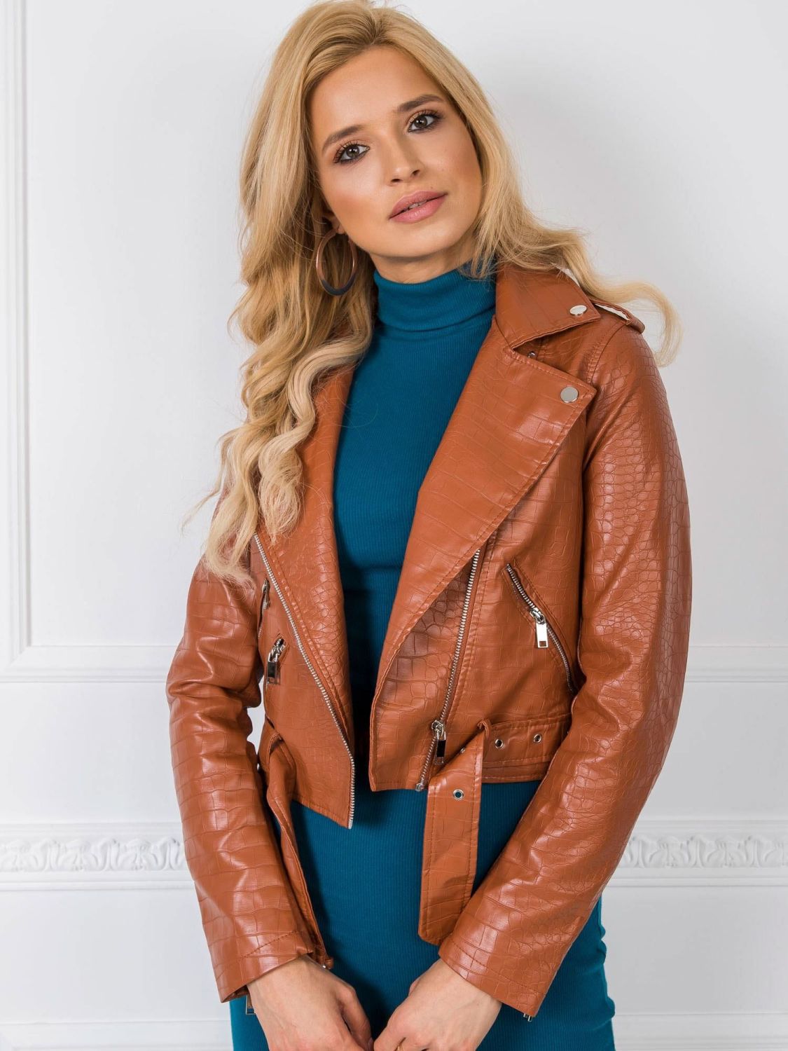 Beige Women's Transitional Jacket